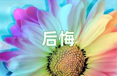 后悔句子大全经典励志 后悔励志句子经典语录